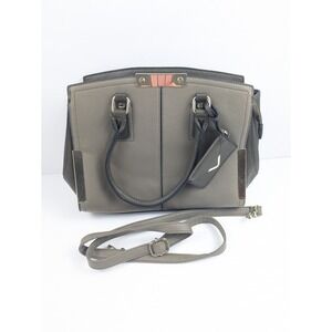 Call It Spring Women's Brown Faux Vegan Leather Top Handle Tote Shoulder‎ Bag